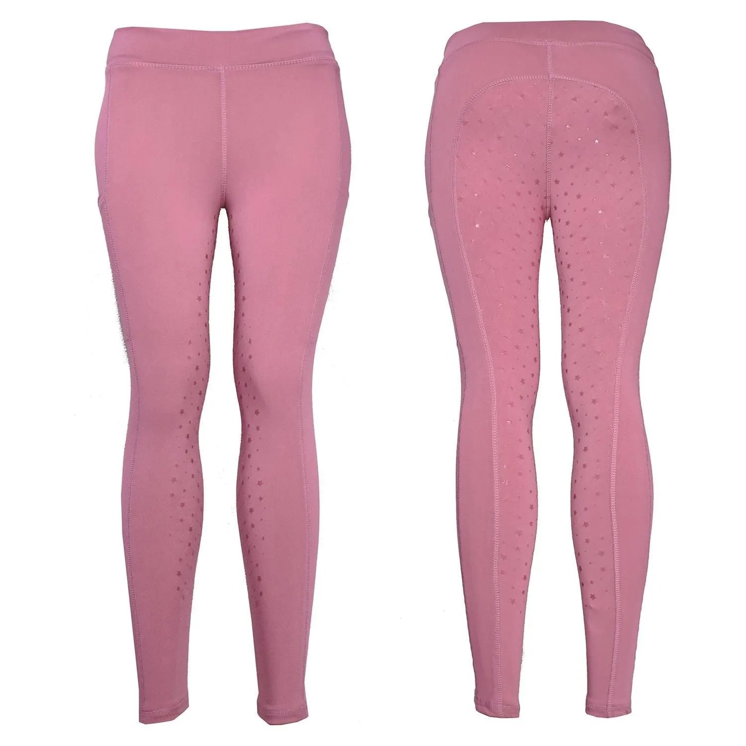 Whitaker Laceby Riding Tights Child Pink