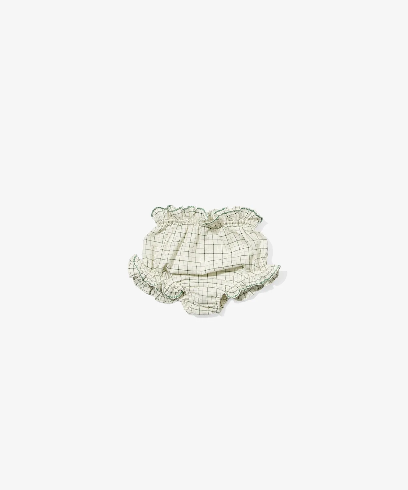 Willa Baby Dress, Green Tattersall