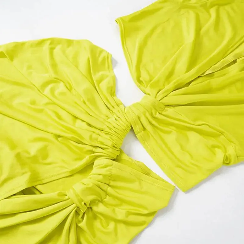 Women's V-neck Slim Fit Dress