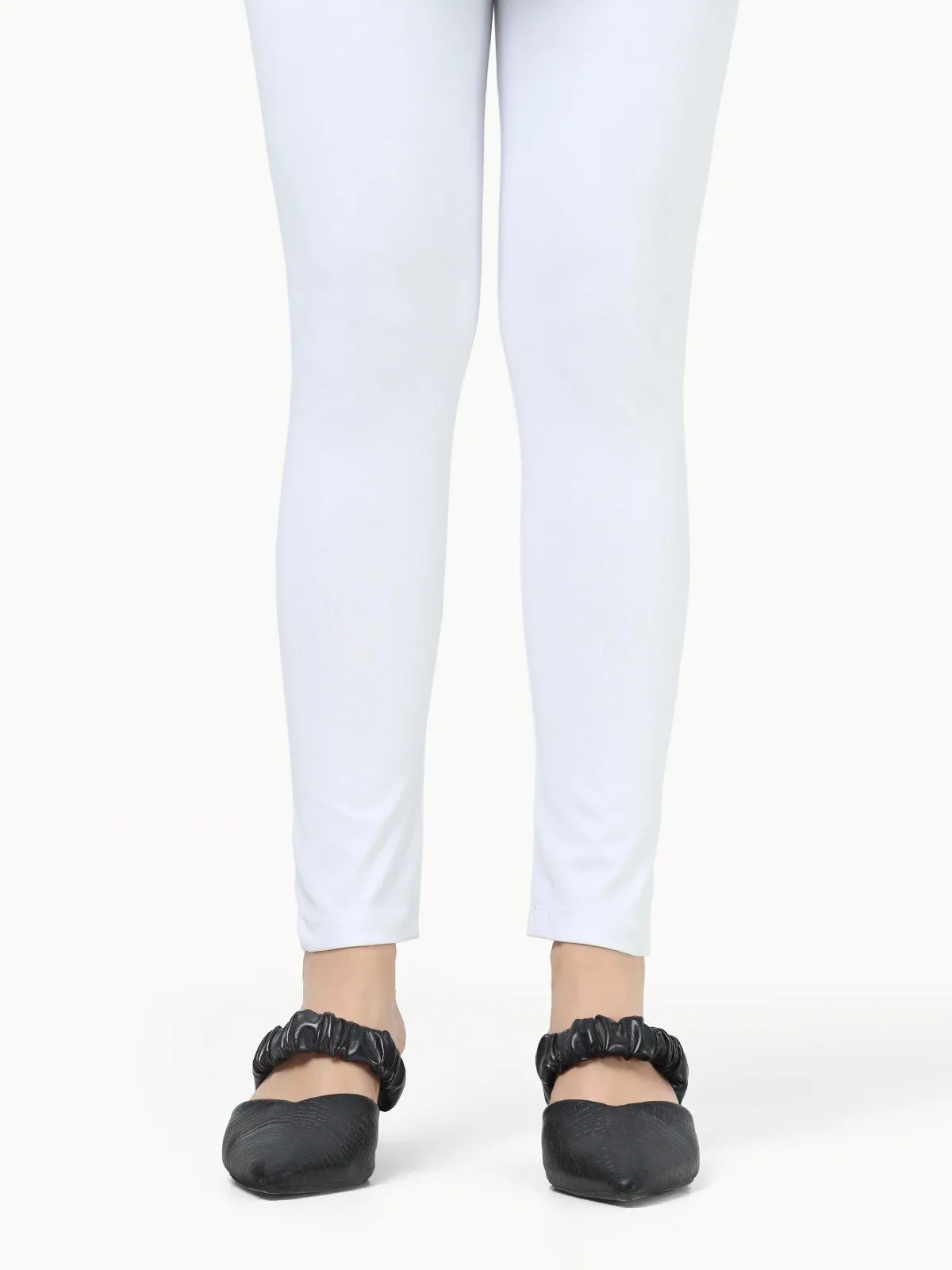 Women's White Basic Tights - EWBT23-76404