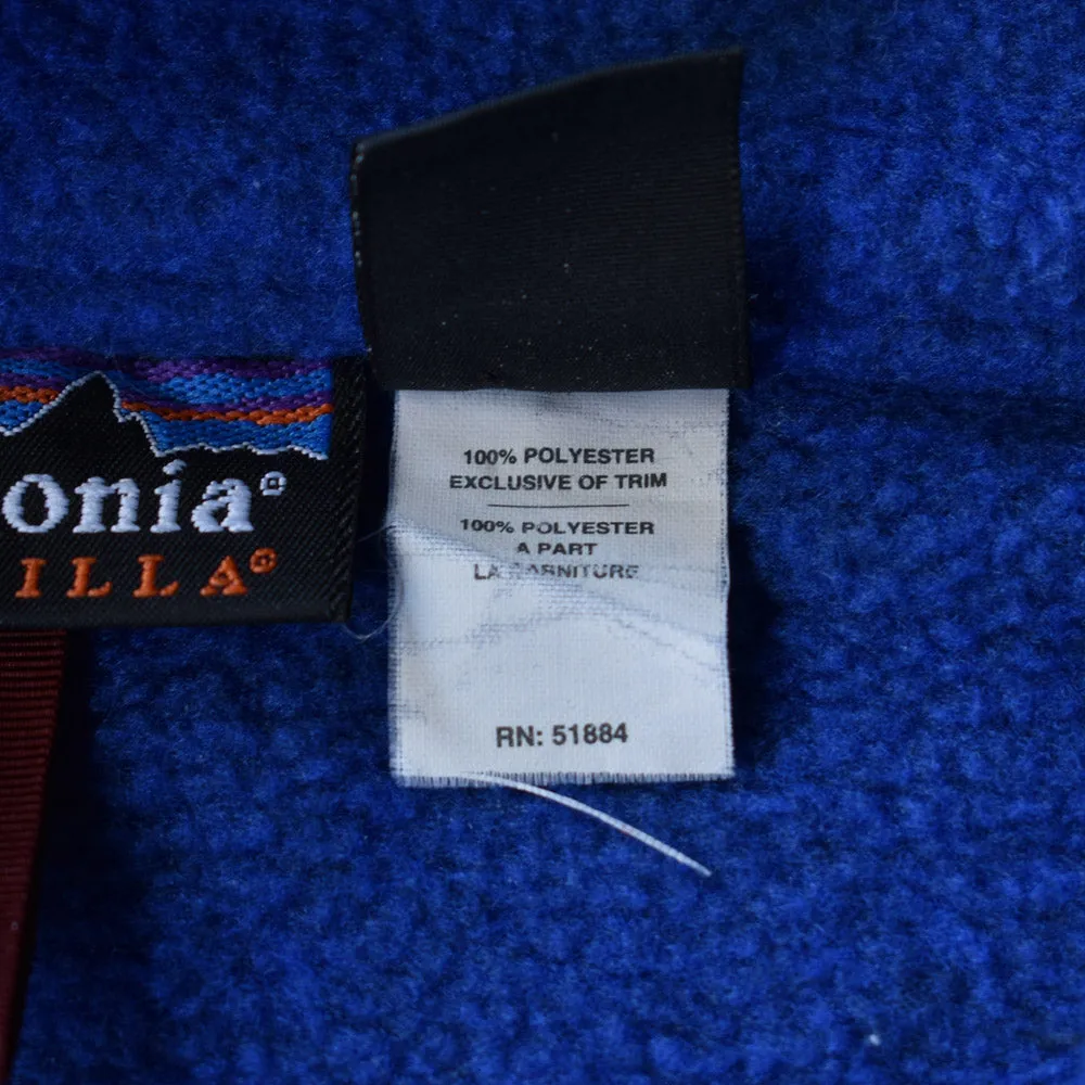 Y2K patagonia シンチラ ハーフジップ フリース プルオーバー 231103